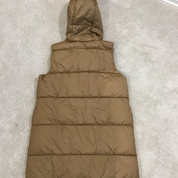 Only Tan Hooded Puffer Vest - Picture 2 of 7